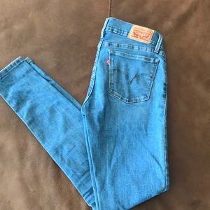 710 Super Skinny Light Wash Jeans